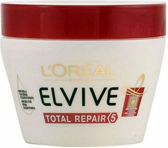 L'Oreal Paris Elvive Total Repair 5 Μάσκα Μαλλιών για Επανόρθωση με Κερατίνη 300ml