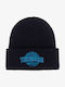 Kids Beanie Knitted Blue