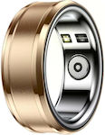Techsuit R3 Smart Ring 20.6mm με Παλμογράφο Χρυσό