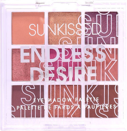 Sunkissed Endless Desire Παλέτα με Σκιές Ματιών Matte σε Στερεή Μορφή 8.1gr