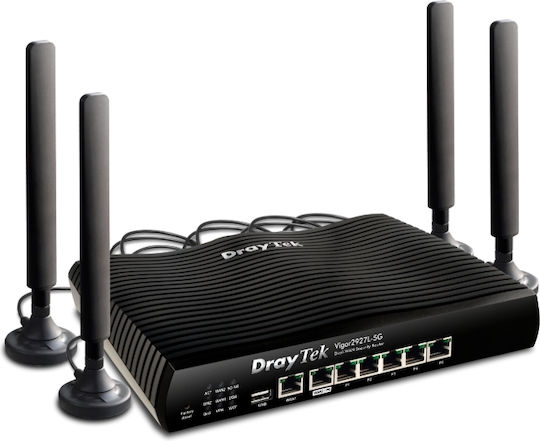 Draytek Vigor 2927L-5G Drahtloser 5G Router mit 5 Gigabit-Anschlüssen