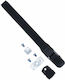 Athlopaidia Classic Buckle Strap Roller Skate Axle Nuts 20cm Black 004.11176