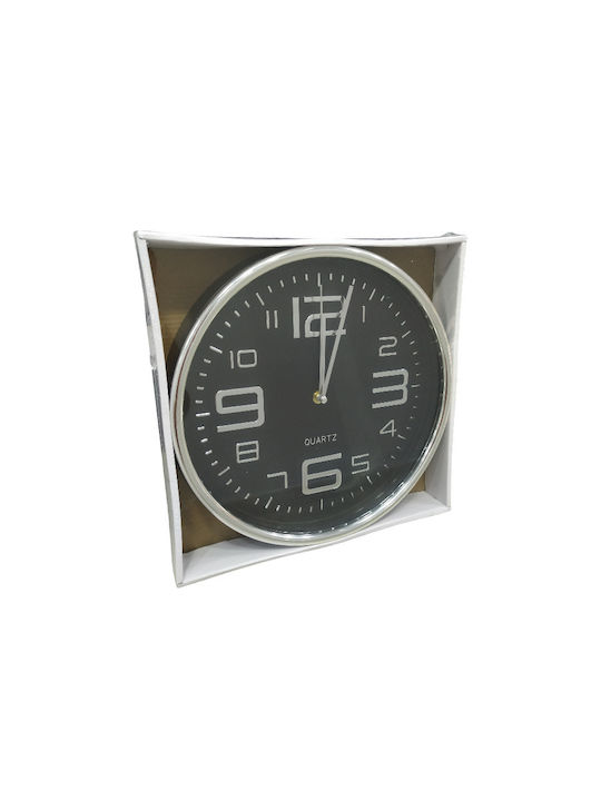 Wall Clock Silver