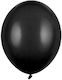 Set of 10 Balloons Latex Black 30cm