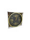 Wall Clock Plastic Gold Ø30cm