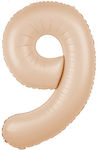 Balloon Foil Number Brown