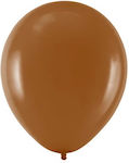 Set of 20 Balloons Latex Brown 12cm