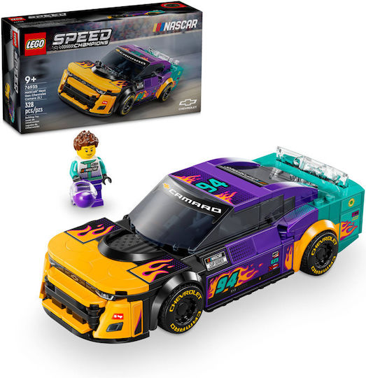 LEGO Speed Champions NASCAR Next Gen Chevrolet Camaro ZL1 Pentru 9+ Ani 328 Bucăți