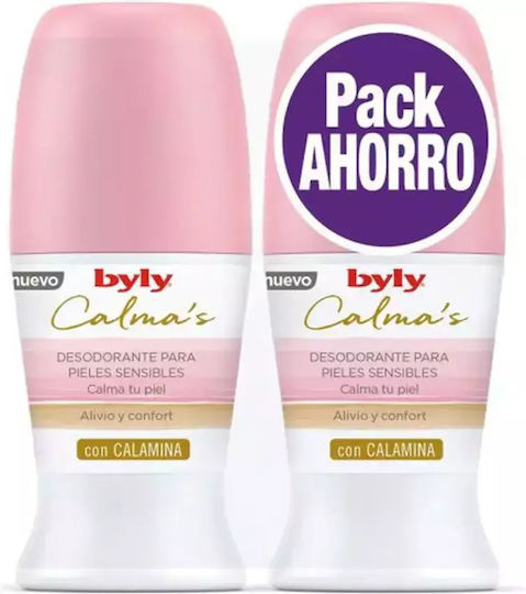 Byly Sensitive Calm Дезодорант Рол-он 2x50ml