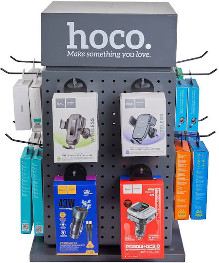 Hoco Σταντ Προβολής Προϊόντων Περιστρεφόμενο Π35xΒ35xΥ59.7cm