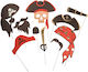 Photo Booth Props Pirate Kraft 10pcs