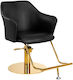 Barber Equipment Barber Hair Salon & Spa Chair Black with Adjustable Height and Hydraulic Lifting
