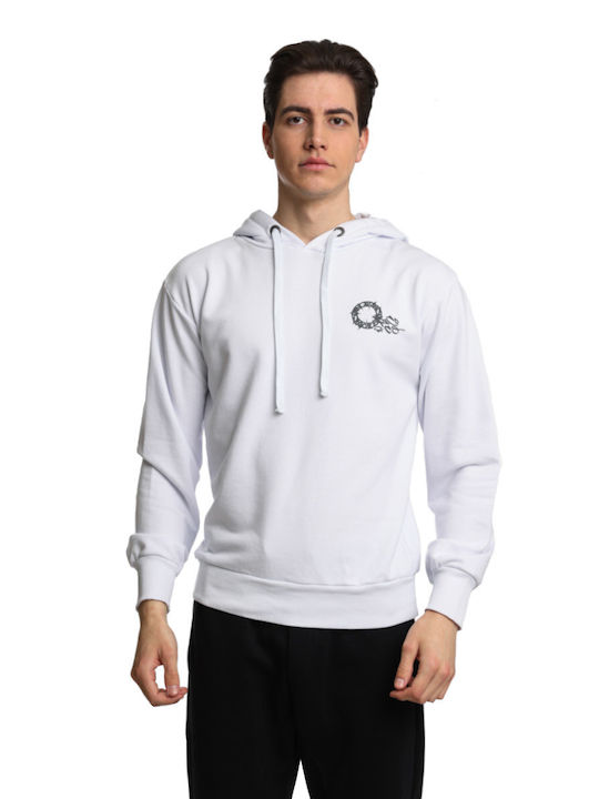 Paco & Co Men's Sweatshirt with Hood White