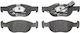 Brake Pads Fiat Bravo I 182 Ate 13046070642