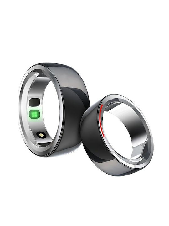 HiFuture FUTURERING Smart Ring 60mm Αδιάβροχο με Παλμογράφο Μαύρο