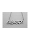 Stainless Steel Necklace Name Dimitra Silver 1pc