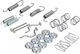 Set accesorii placute de frana Toyota Avensis Verso Clm2 Acm2 Ate 03013792722