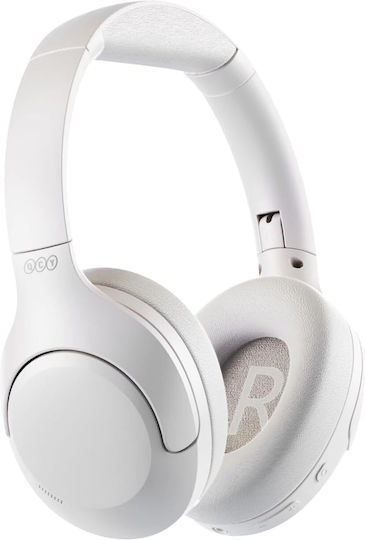 QCY H3 Wireless / Wired Over Ear Headphones with 60 hours of Operation and Quick Charge White