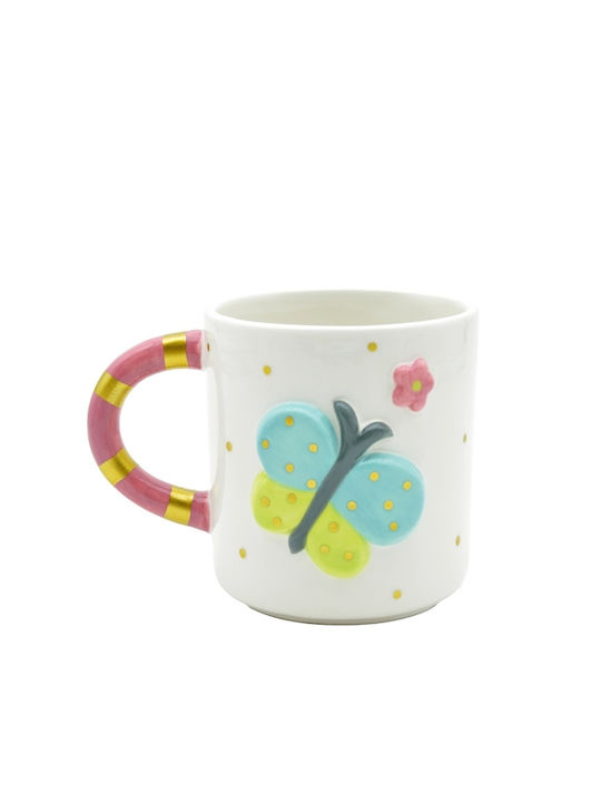 Ravenna Cană Ceramică Multicoloră 440ml 1buc