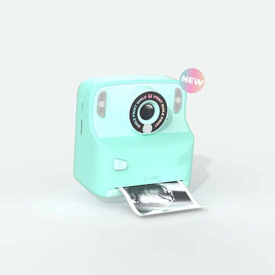 Mobility On Board PixiPrint - Click & Print Παιδική Φωτογραφική Μηχανή με Θερμική Εκτύπωση Τιρκουάζ