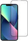 Uniq Full Face Tempered Glass Black for iPhone 17e / 16e / 14 / 13 / 13 Pro