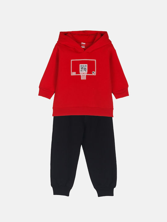 Joyce Kids Sweatpants Set Red