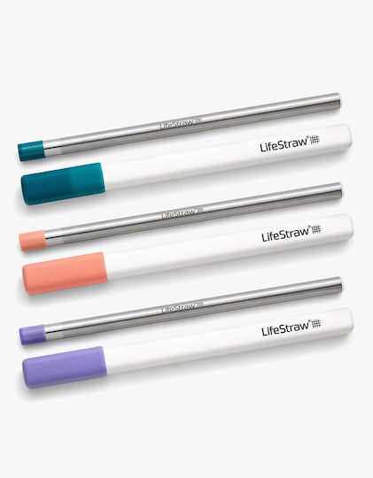 Lifestraw Ανοξείδωτο Φίλτρο Νερού Sip 3τεμ