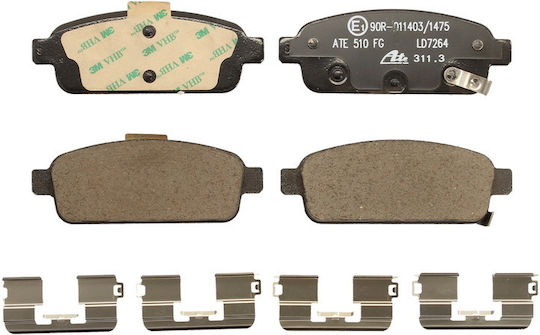 Brake Pads Chevrolet Aveo Hatchback T300 Ate 13047072642