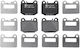 Mercedes-benz M-class W163 Brake Pads Ate 13046049772
