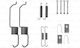 Set accesorii saboti frana Mazda Tribute Ep Ate 03013792622