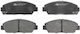 Brake Pads Honda Prelude Iv Bb Ate 13046059552
