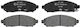 Placute de frana Nissan Navara D40 Ate 13046057832
