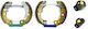 Bremsbelag-Set Peugeot 106 II 1 Ate 03052005193