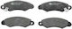 Brake Pads Subaru Justy Ii Jma Ms Ate 13046058372
