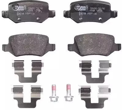 Plăcuțe de frână Mercedes-benz A-class W168 Ate 13046028552