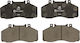 Brake Pads Mercedes-benz Sprinter 5-ton Platform Chassis 905 Ate 13046060152