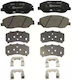 Plăcuțe de frână Hyundai Santa Fe I SM ATE 13046057772