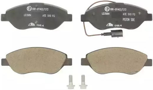 Plăcuțe de frână Fiat Bravo II 198 Ate 13047039842