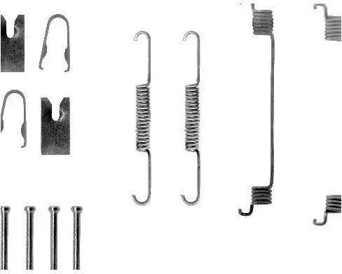 Set accesorii saboti frana Fiat Bravo I 182 Ate 03013792442
