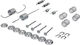 Комплект аксесоари за спирачни накладки Toyota Corolla Liftback E10 Ate 03013791142