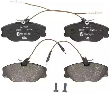 Накладки за спирачки Citroen Evasion 22 U6 Ate 13046029782