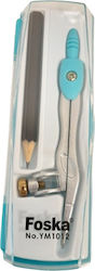 Foska Marking Compass with Pencil Light Blue