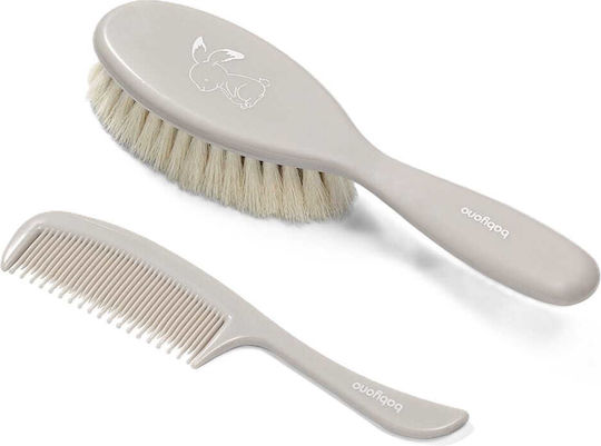 Babyono Baby Brush & Comb Beige 2pcs