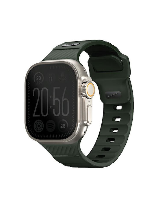 Uniq Armband Rostfreier Stahl mit Pin Grün (Apple Watch 44/45/46mm/Ultra 49mm)