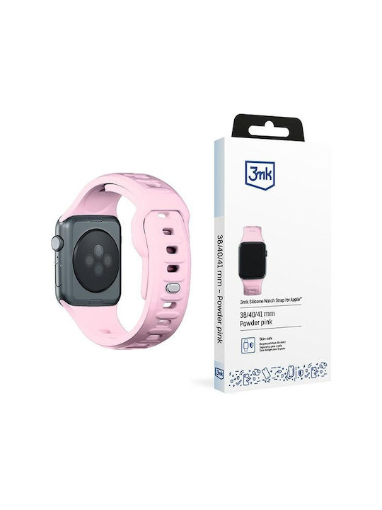 3MK Armband Silikon mit Pin Rosa (Apple Watch 38/40/41/42mm)