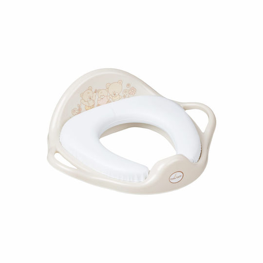 Chipolino Kleinkind Toiletten-Sitz Teddy Bear mit Flexibler Oberfläche Beige STPS01607BBE