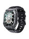 Nubi K55 Smartwatch 46mm Cu Pulsometru Negru Large