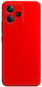 Umschlag Rückseite Silikon Rot (Redmi 13)