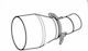 Akrapovic Съединител за изпускателна система на мотоциклет за Vespa GTS 300