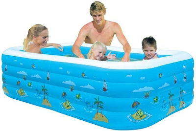 Children's Pool PVC Inflatable 305x180x70cm Blue